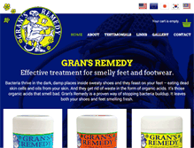 Tablet Screenshot of gransremedy.co.nz